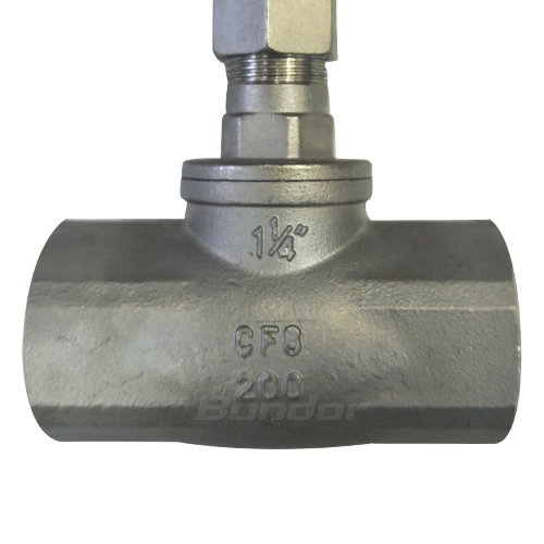 Stainless steel thread B type globe valve4